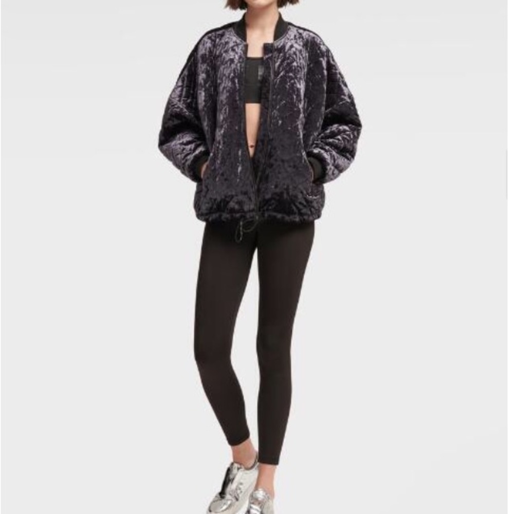 DKNY Sport Velvet Bomber